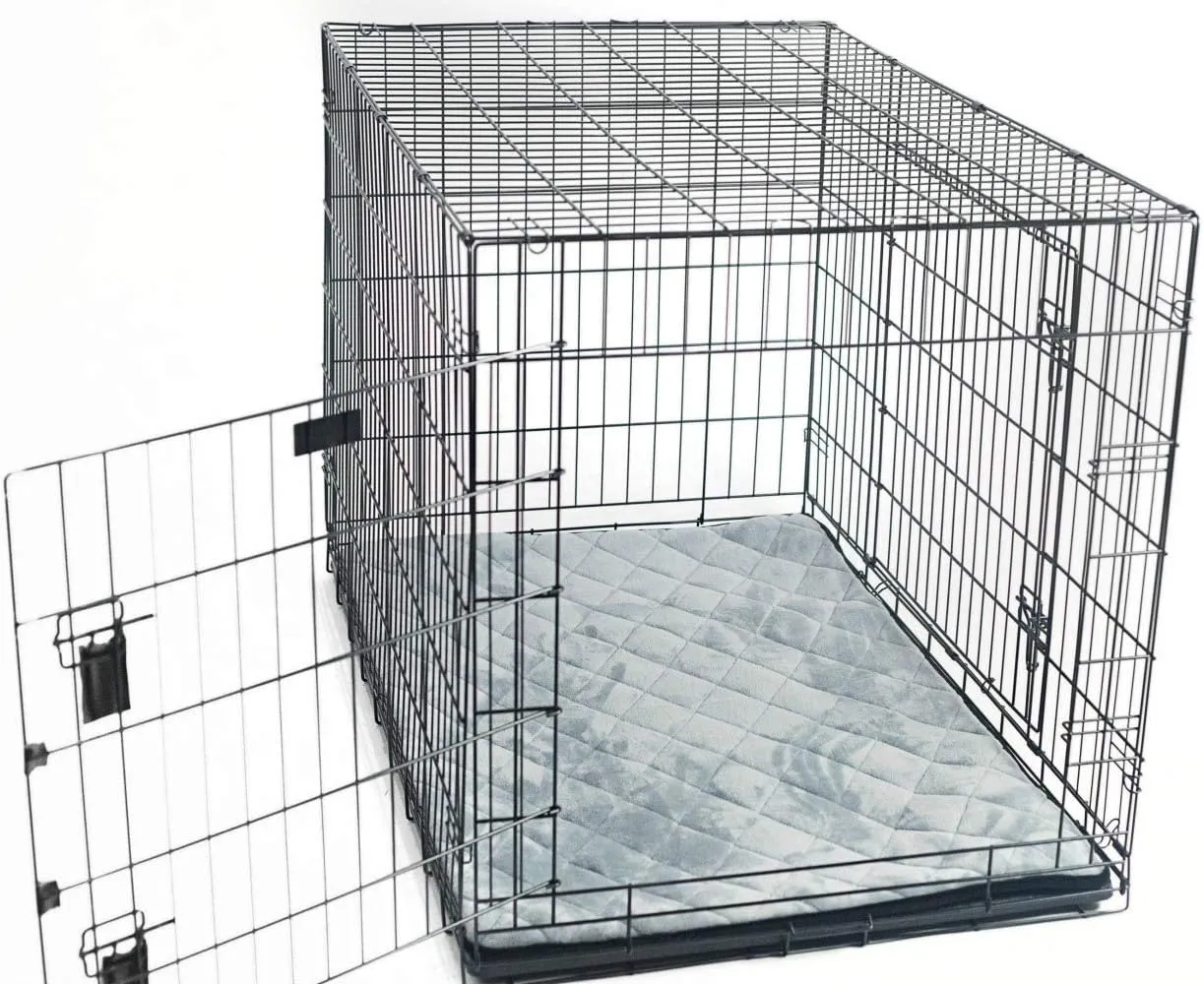 4Knines Dog Crate Mat (XL, Grey)