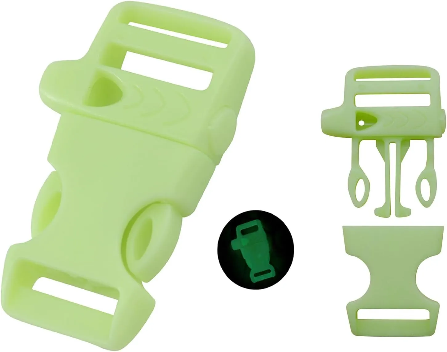 5/8" Adjustable Plastic Quick-release Buckle Straps for Belt Buckles,Backpacks Dog Collars Bracelet Helmet