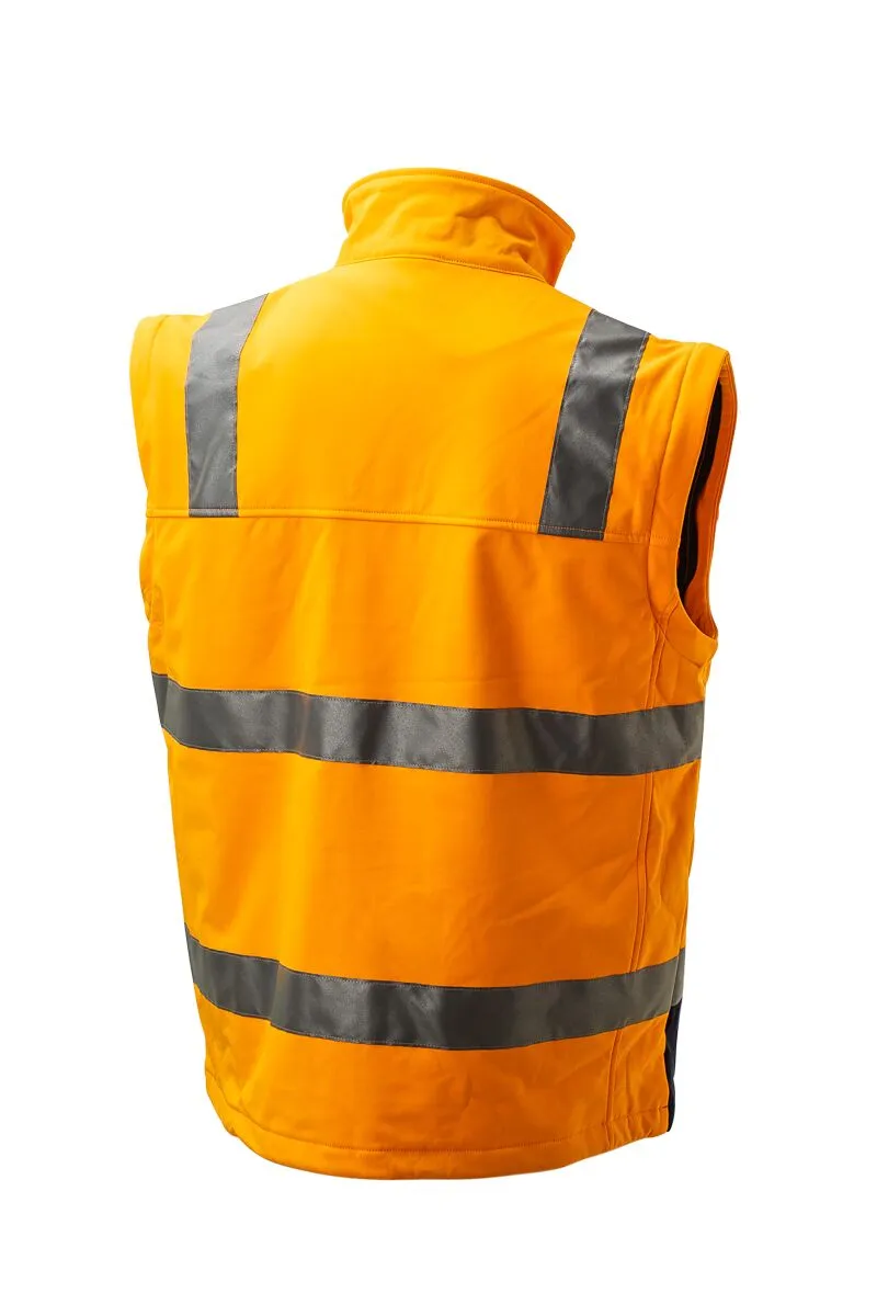 7WJHT450 JACKET MASTER 'VIC RAIL SOFTSHELL' HI VIS D/N 2 TONE TAPED
