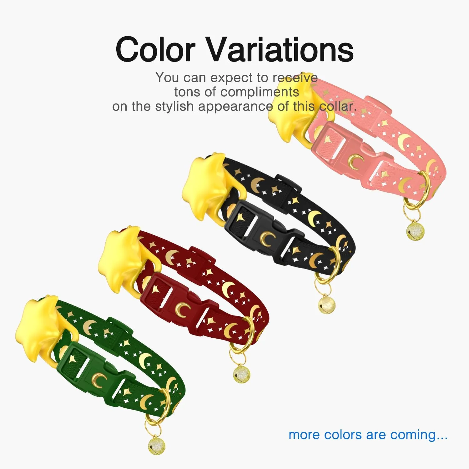 Airtag Cat Collar,Breakaway Kitten Collar with Apple Air Tag Holder and Bells for Boy Girl Cats,Pet Cat Tracker GPS Collar Glow in The Dark,0.6 Inches in Width and Lightweight (Black, 6.5-10 Inch)