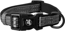 alcott Adventure Dog Collar, Medium, Grey
