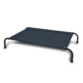 Aspen Elevated Dog Bed Navy Blue 1ea/Large
