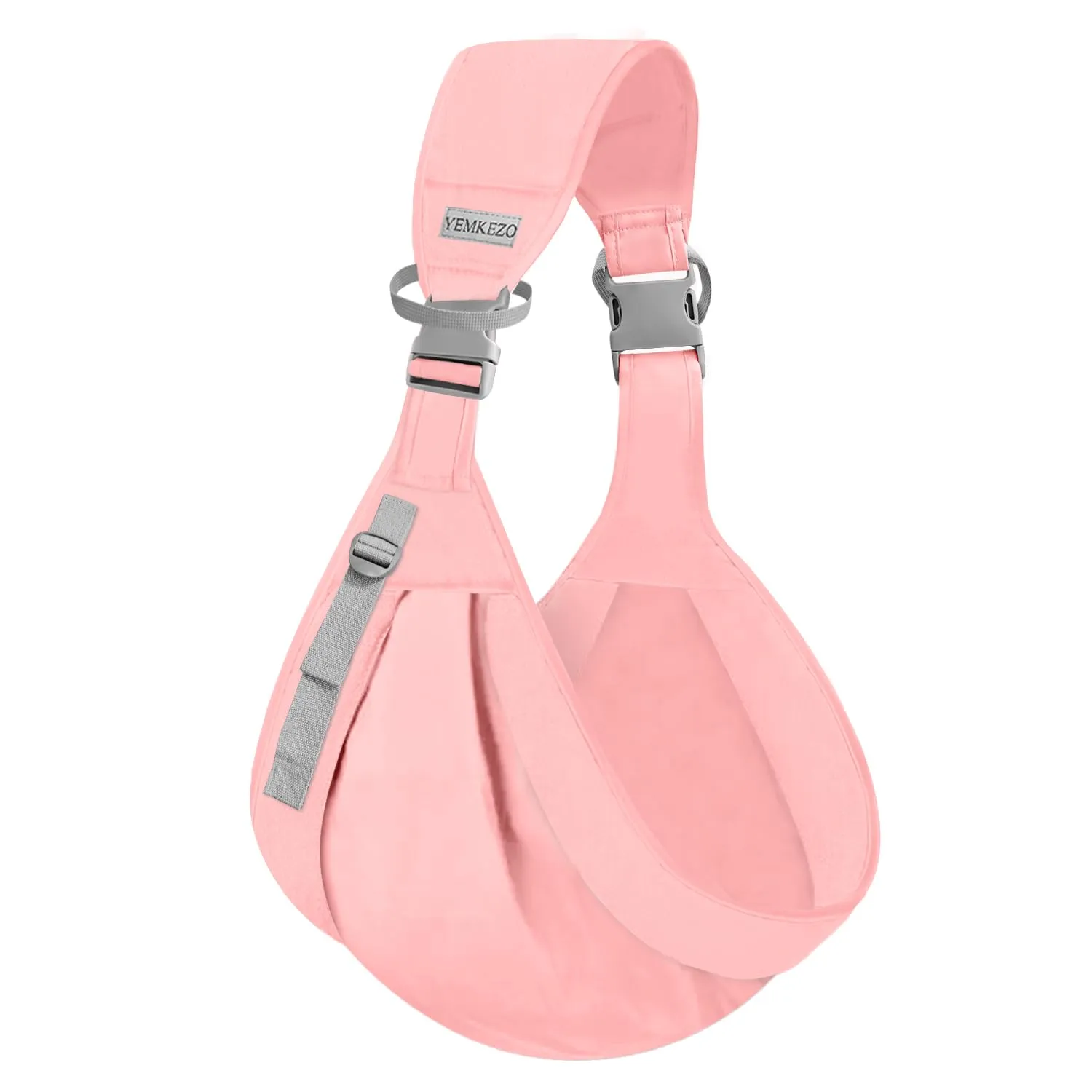 Baby Sling Carrier Newborn to Toddler,Updated Adjustable One Shoulder Labor-Saving Baby Holder Carrier,Tollder Sling Carrying 7-45 lbsPink