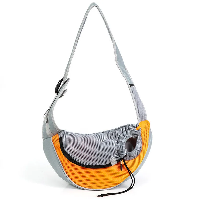 Backpack Portable Bag Crossbody Shoulder Bag Breathable Mesh Pet   Pet Supplies