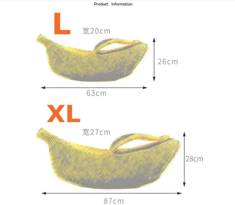 Banana Shape Cat Pet Bed