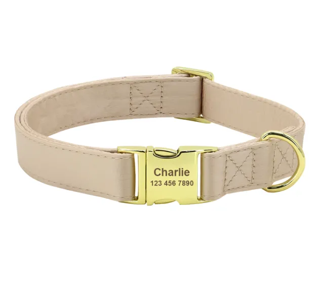 Barky Brown Butterfly Collar With Flower Set- Personalized