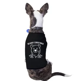 Bearry Christmas Bear Pets Black Shirt