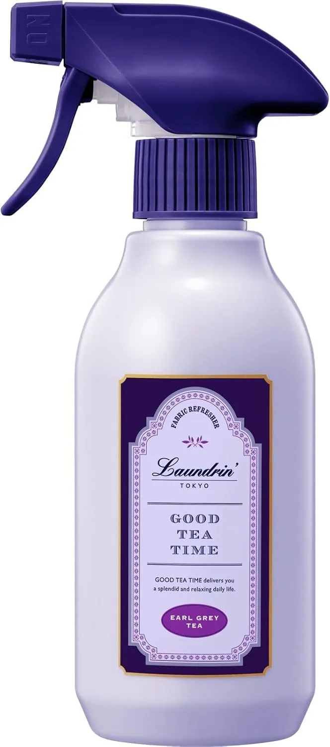 Botanical Fabric Refresher Spray, Pet Odor Eliminator for Home, Room Essentials Fabric Spray, Odor Removal for Mattress, Curtain, Sofa, Carpet, Furniture, & Bedding - 300ml, Earl Grey Tea
