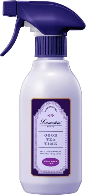 Botanical Fabric Refresher Spray, Pet Odor Eliminator for Home, Room Essentials Fabric Spray, Odor Removal for Mattress, Curtain, Sofa, Carpet, Furniture, & Bedding - 300ml, Earl Grey Tea