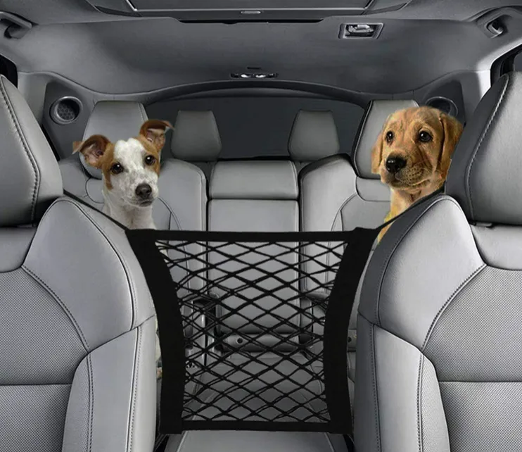 Car Seat Side Storage Bag Pet Barrier Guard Back Seat Safety