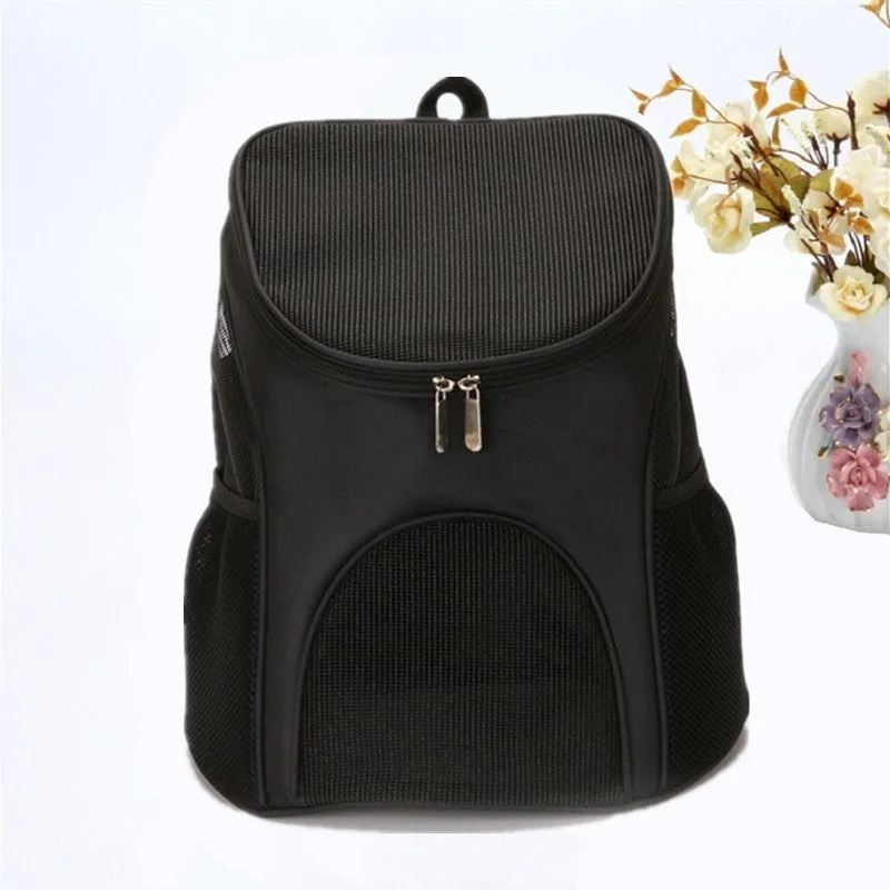 Cat dog Backpack Portable Cat Bag Dog Bag Pet   Mesh Breathable Pet