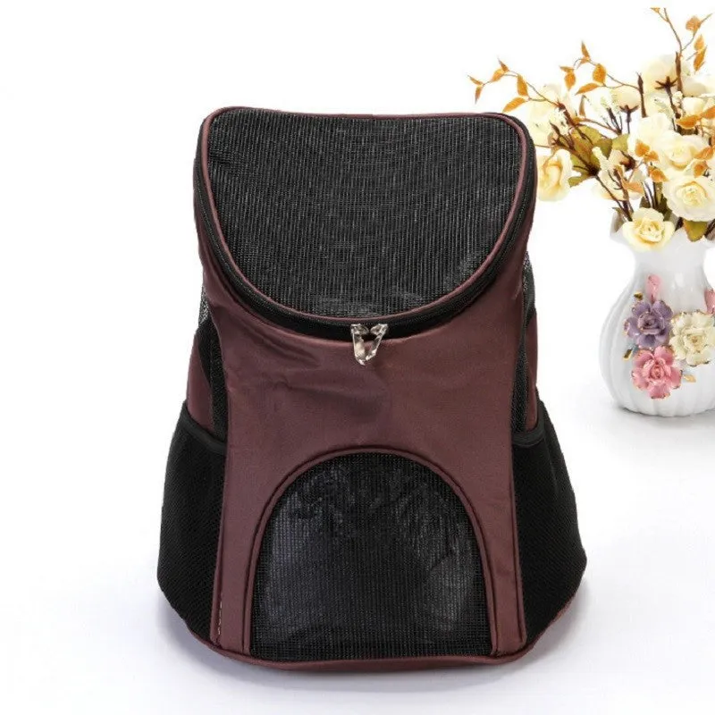 Cat dog Backpack Portable Cat Bag Dog Bag Pet   Mesh Breathable Pet