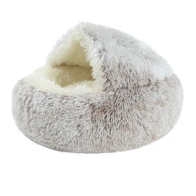 Cat Round Soft Cushion Bed