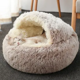 Cat Round Soft Cushion Bed