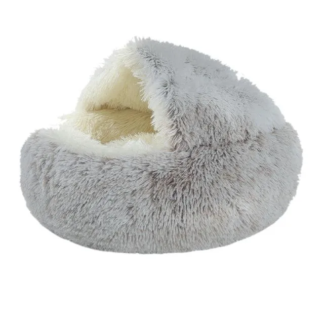 Cat Round Soft Cushion Bed
