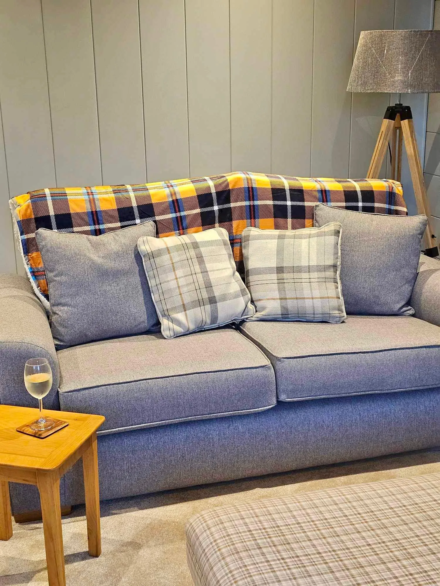 Cornish Tartan Dog Blanket
