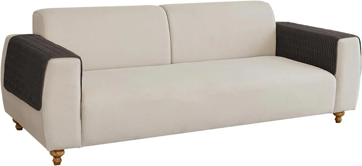 Couch Arm Covers Chair Arm Covers, Non Slip Sofa Arm Covers, Armrest Covers for Sofa, Furniture Covers Couch Protector 1pc(30x30inch, Coffee)