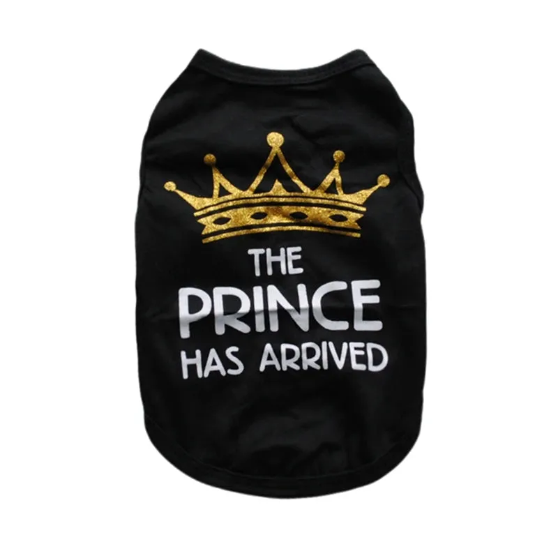 Crown Princess Summer T-Shirt for Small Dogs & Cats