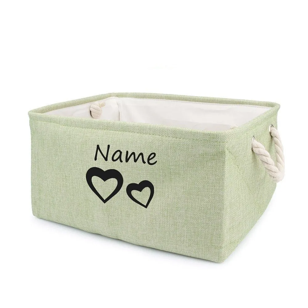 Customized  Plain Dog Toy Paw Storage Basket