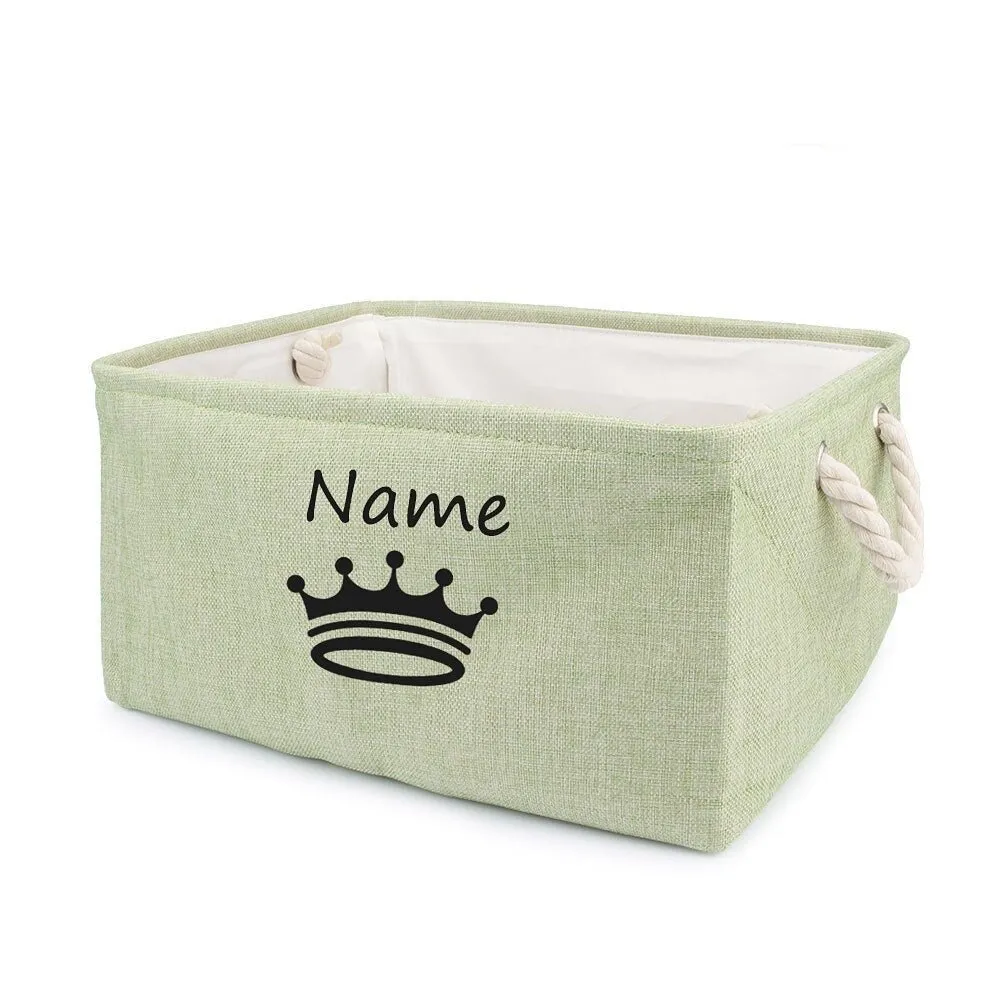Customized  Plain Dog Toy Paw Storage Basket