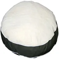 Dog Gone Round Dog or Cat Bed with Wool Sherpa