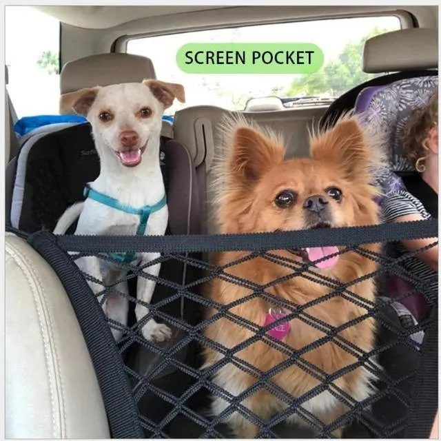 Elastic Car Pet Barrier Mesh Safety in Travelling