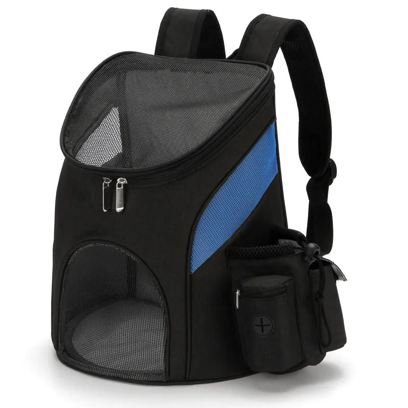Foldable Pet Dog Travel Double Backpack For Pet Dog Travel