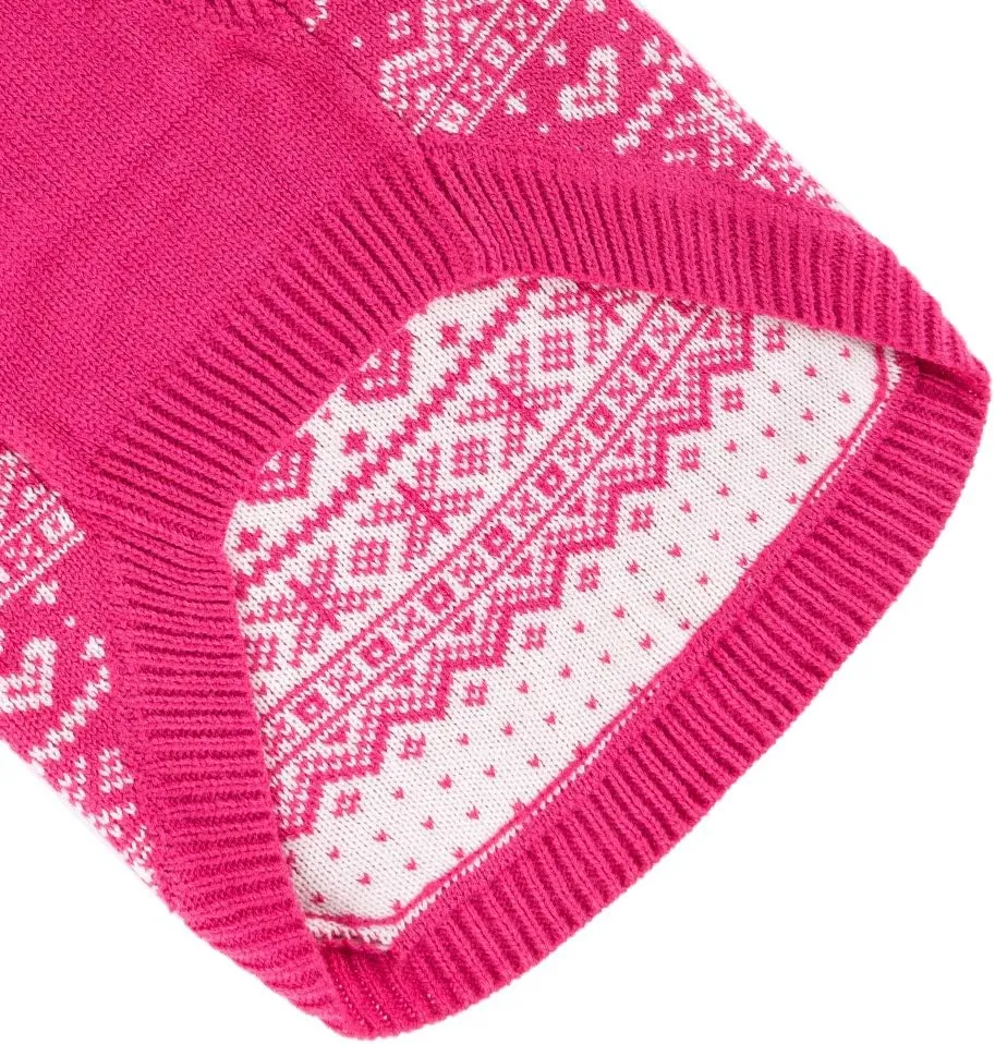 HOMIMP Dog Sweater Argyle - Warm Winter Clothes, Soft Coat for Small Medium and Large Dogs, Ugly Pet Clothing for Boy Girl Puppy
