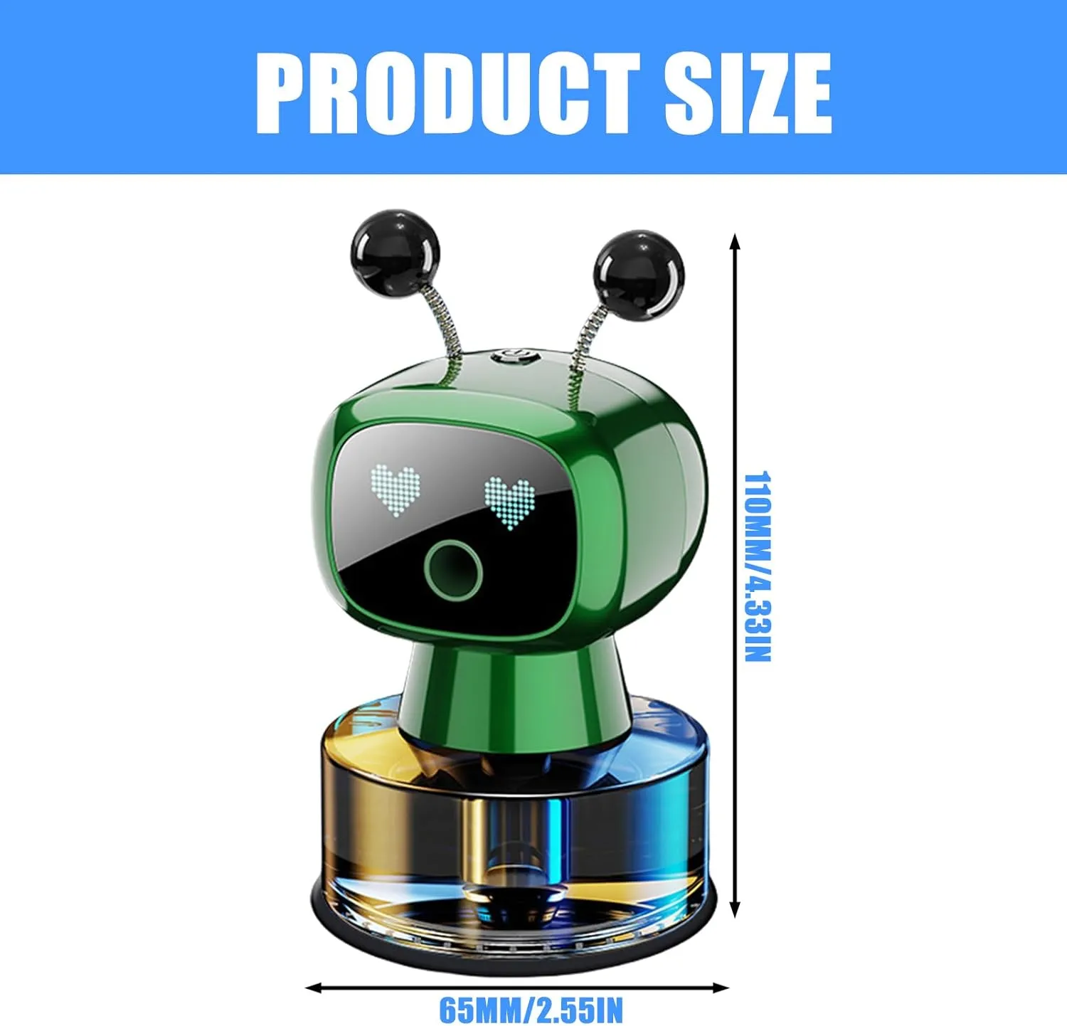 Intelligent Sensing Car Air Freshener USB Rechargeable Long Lasting Freshening Suitable For Enhanced In Car Air