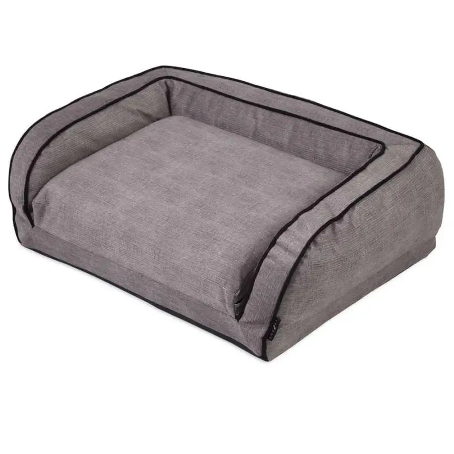 LA Z BOY Duchess Fold Out Sofa Textured Gray 29 In X 38 in