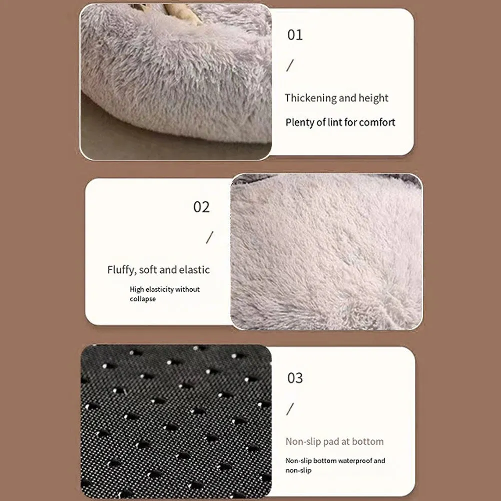 Luxury Dog Bed Paw Shape Plush Dog Mat Beds for Small Medium Large Dogs Kitten Supplies Pet Dog Calming Bed Washable Cushion