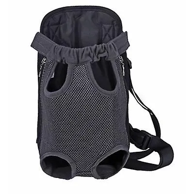 M 30*20cm gray Outdoor portable pet bag, breathable Mesh backpack for cats and dogs AZ19608