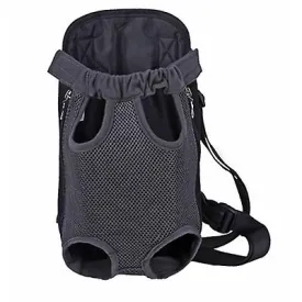 M 30*20cm gray Outdoor portable pet bag, breathable Mesh backpack for cats and dogs AZ19608