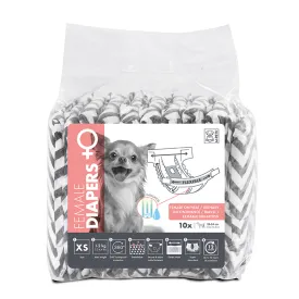 M-PETS Female Dog Diapers 10 Pack