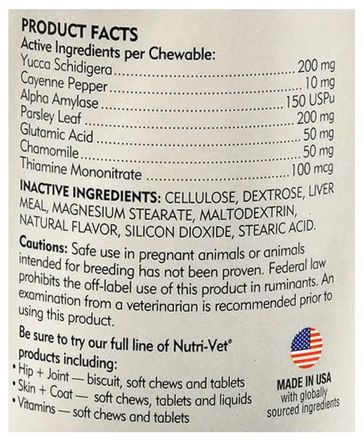 Nutri-Vet Nasty Habit Liver Flavored Chewables, 120 ct