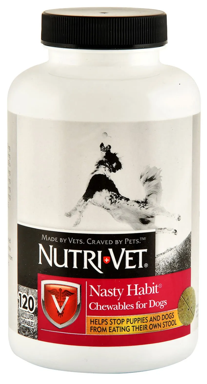 Nutri-Vet Nasty Habit Liver Flavored Chewables, 120 ct