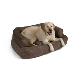 Overstuffed Luxury Dog Sofa Bed Merlin Camel