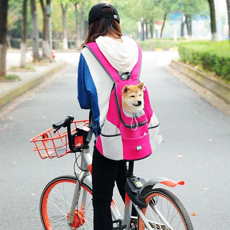 Portable Dog Carrier Bag Double Shoulder Travel Carrier For Dogs Travel Set