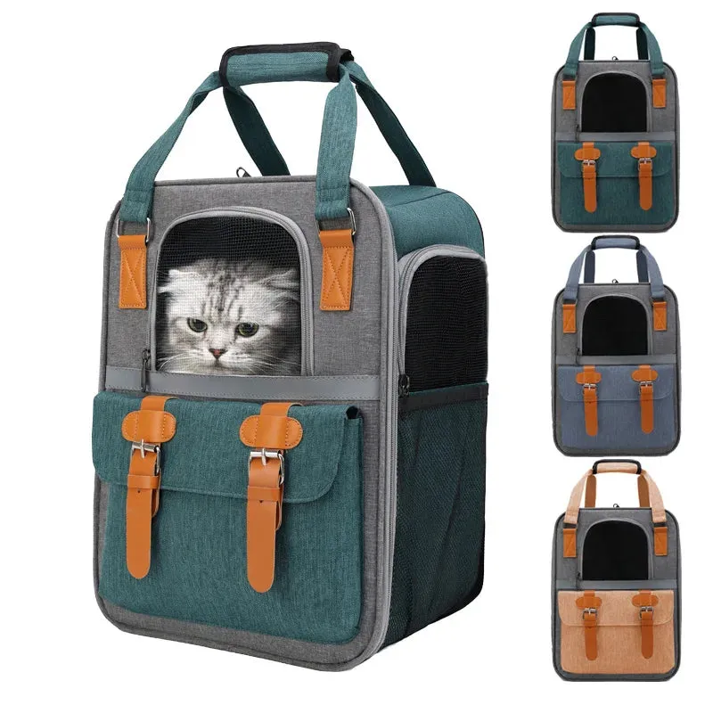 Portable Foldable Breathable Backpack for Pets