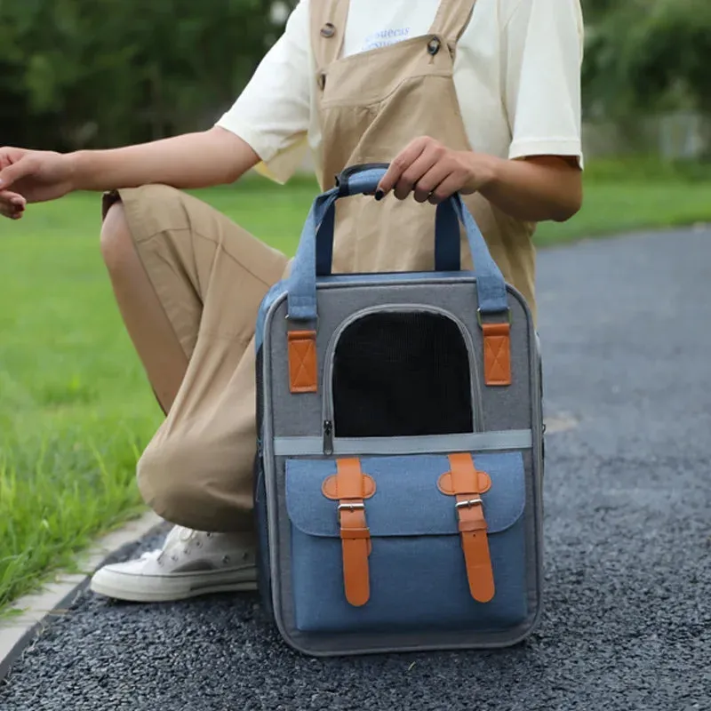 Portable Foldable Breathable Backpack for Pets