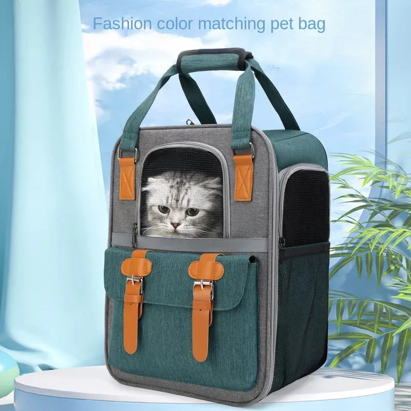 Portable Foldable Breathable Backpack for Pets