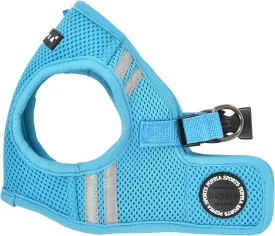 Puppia Soft Vest Dog Harness No Choke Step-in Reflective Triple Layered Breathable Mesh for Small and Medium Dog, Sky Blue, Large