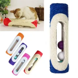 Sisal Scratching Toy With Rolling Balls