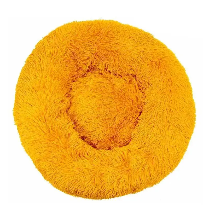 Ultra Soft Donut Cuddler Pet Bed – Round Washable Cushion