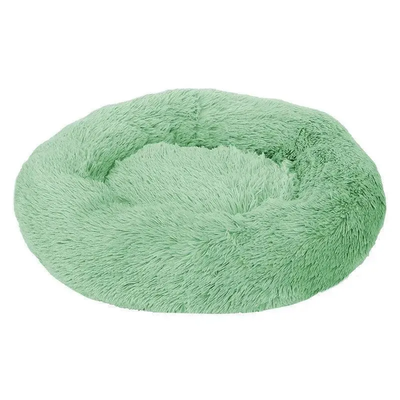 Ultra Soft Donut Cuddler Pet Bed – Round Washable Cushion