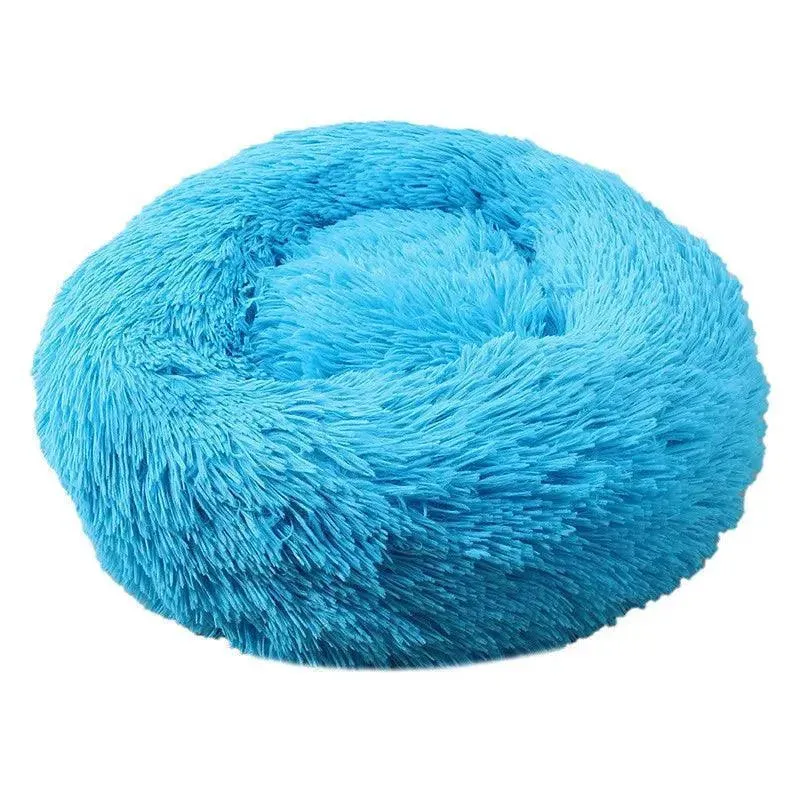 Ultra Soft Donut Cuddler Pet Bed – Round Washable Cushion