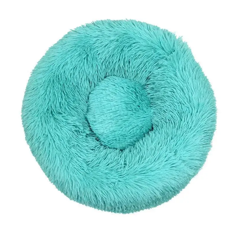 Ultra Soft Donut Cuddler Pet Bed – Round Washable Cushion