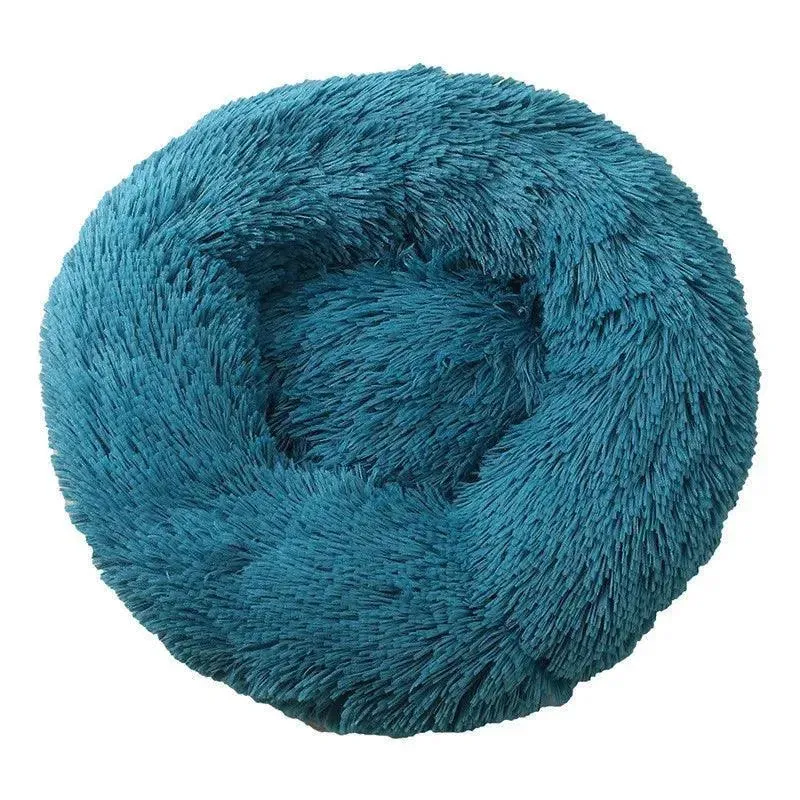Ultra Soft Donut Cuddler Pet Bed – Round Washable Cushion