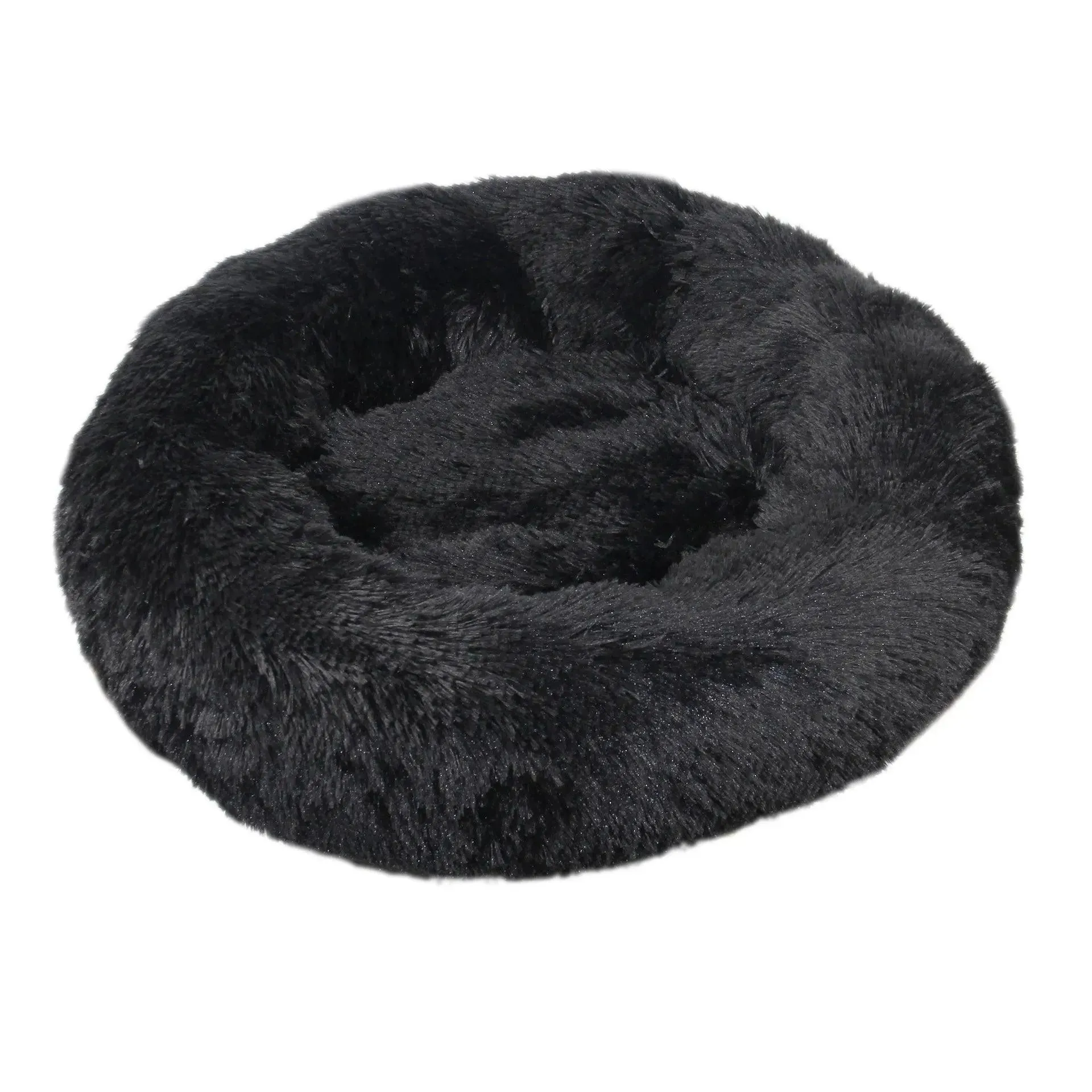 Ultra Soft Donut Cuddler Pet Bed – Round Washable Cushion