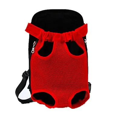 XL 41*25cm color bar Outdoor portable pet bag, breathable Mesh backpack for cats and dogs AZ19598